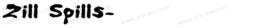 Zill Spills字体转换